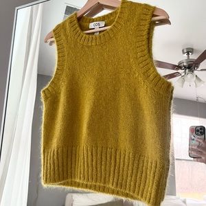 COS Sleeveless Knit Sweater Vest mohair wool